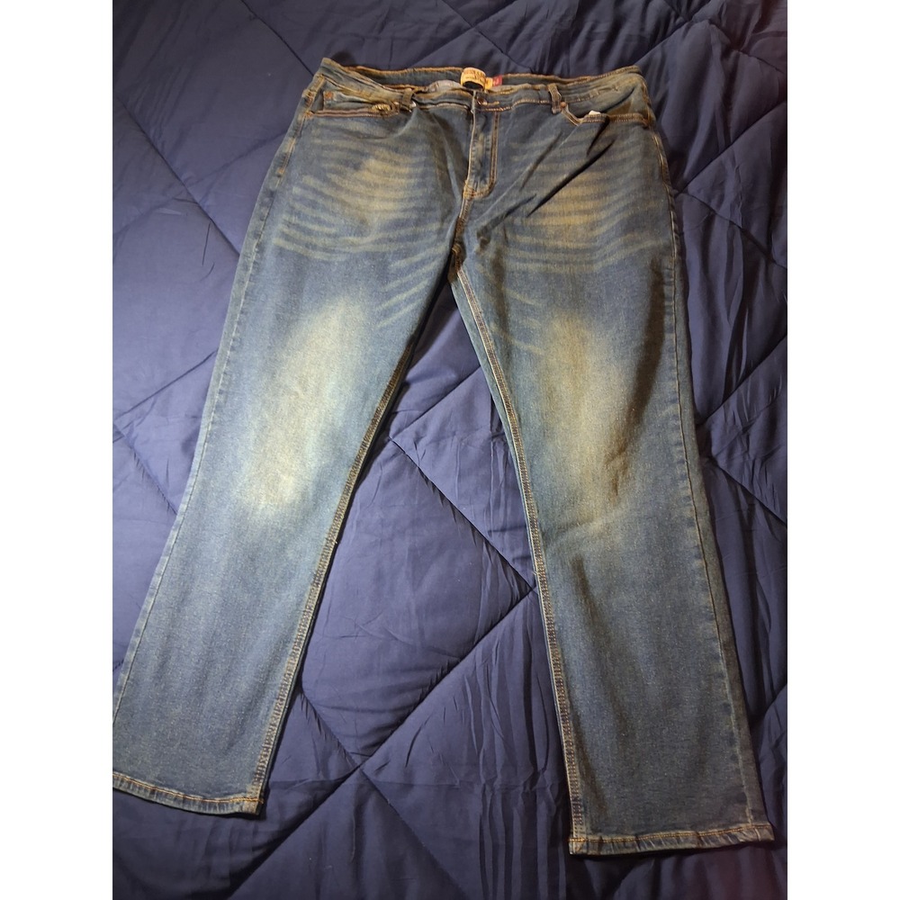 Hudson‎ & Barrow NYC Mens Straight Leg Blue Jeans Medium Wash Size 42x29